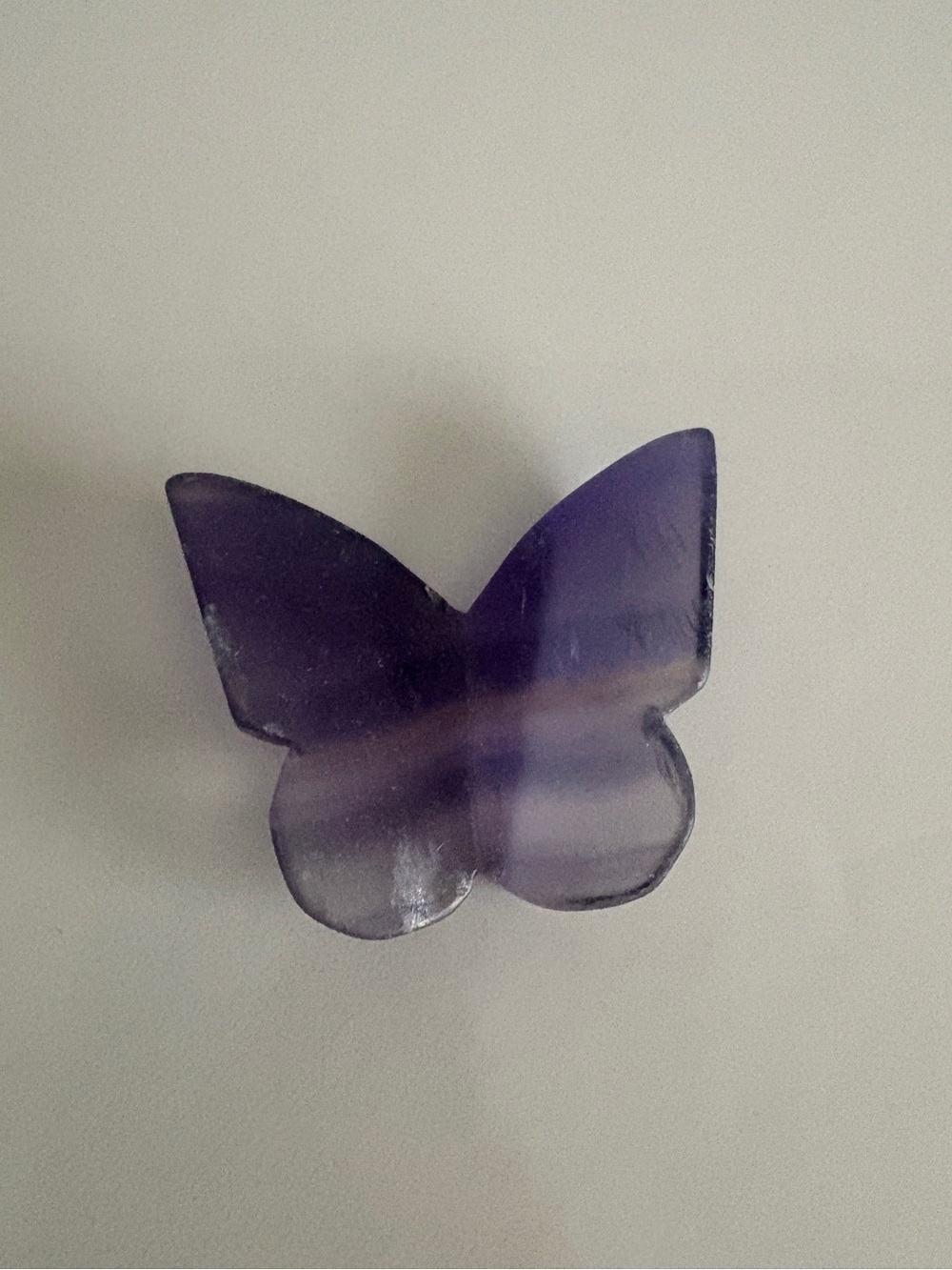 Fluorite Butterfly Crystal Carving